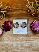 Load image into Gallery viewer, Square Cross Stud Earrings with Horse Head