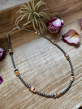 Load image into Gallery viewer, Nevada Opal Nugget Necklace – Sterling Silver Pearls – Handmade by The Bijoux FAB – 19"