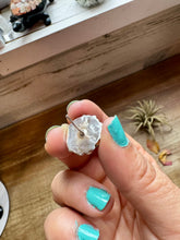 Load image into Gallery viewer, Cluster Earrings – White Opal & Sterling Silver