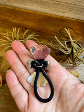 Load image into Gallery viewer, Sterling Silver Hair Tie with Kingman Turquoise