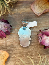 Load image into Gallery viewer, Golden Hills & Kingman Turquoise Pendant with Buffalo Coin