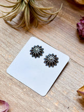 Load image into Gallery viewer, Sterling Silver Concho Stud Earrings