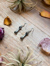 Load image into Gallery viewer, Sterling Silver Medium Blossom Dangle Earrings