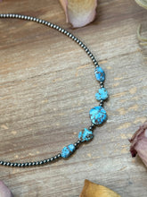 Load image into Gallery viewer, Golden Hills Turquoise & Sterling Silver Pearl Necklace – 16 Inch