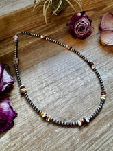 Load image into Gallery viewer, Nevada Opal &amp; Sterling Silver Pearl Necklace – 4mm – Handmade by The Bijoux FAB – 17 
