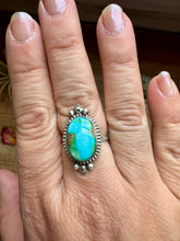 Load image into Gallery viewer, Ring- size 9 - Sonoran Gold Turquoise &amp; Sterling Silver
