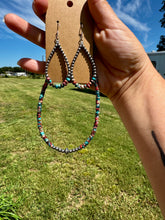 Load image into Gallery viewer, Teardrop Earrings – Sterling Silver Pearl &amp; Sea Sediment
