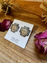 Load image into Gallery viewer, Square Cross Stud Earrings with Horse Head
