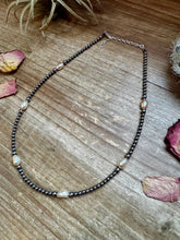 Load image into Gallery viewer, 5 fresh water pearls Choker And Sterling Silver Pearls
