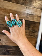 Load image into Gallery viewer, Ring - pick gour size turquoise ring and sterling silver

