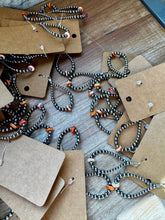 Load image into Gallery viewer, Teardrop Earrings – Sterling Silver with Spiny Oyster Center
