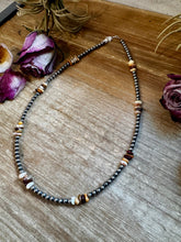 Load image into Gallery viewer, Nevada Opal &amp; Sterling Silver Pearl Necklace – 4mm – Handmade by The Bijoux FAB – 17 
