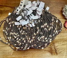 Load image into Gallery viewer, 5 fresh water pearls Choker And Sterling Silver Pearls
