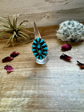 Load image into Gallery viewer, Ring - pick gour size turquoise ring and sterling silver
