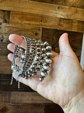 Load image into Gallery viewer, Sterling Silver Pearl Bracelet – Available in All Sizes
