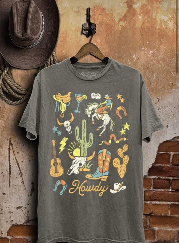 Howdy graphics tee