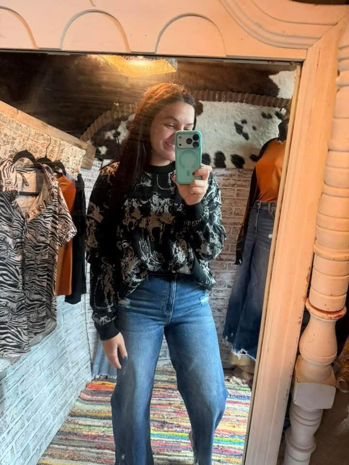 Western Scenes Sweater