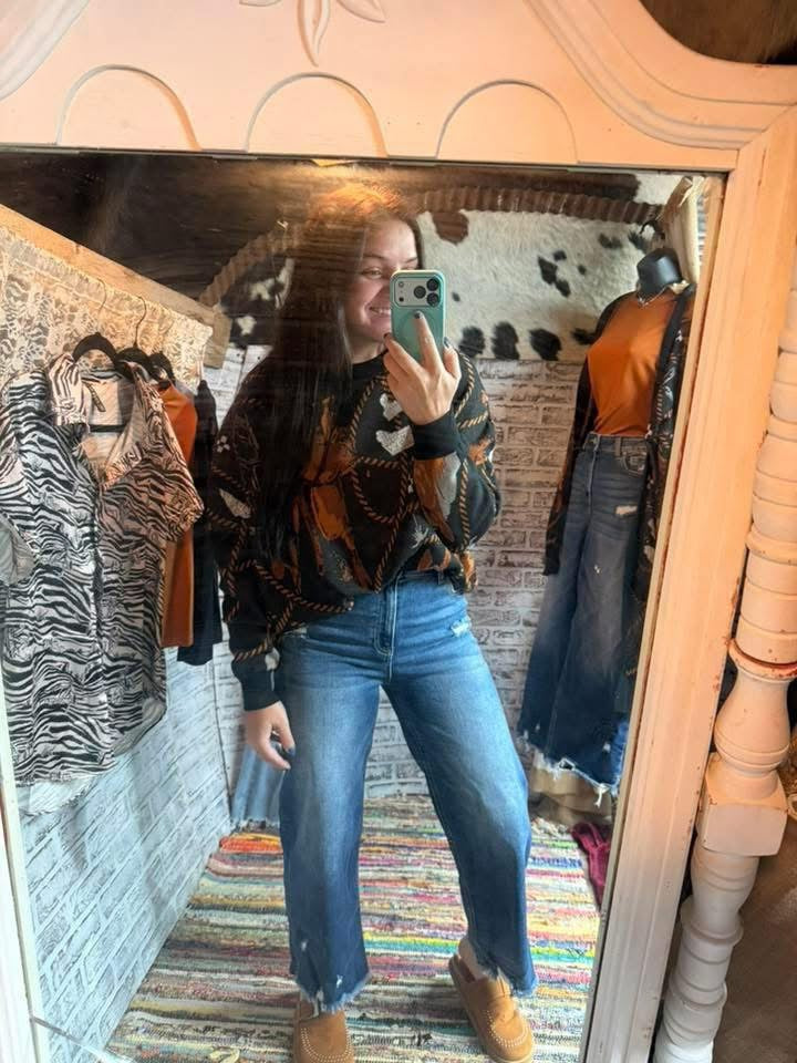 Western things sweater