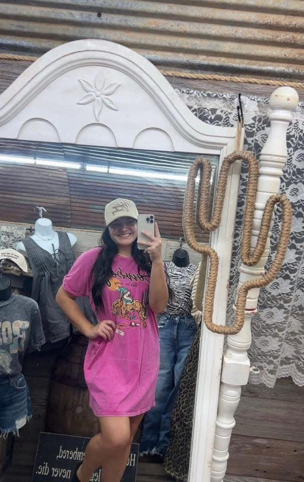 Cowboy Take me away tshirt dress