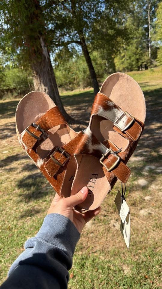 Cowhide Sandal size 9