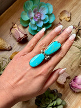 Load image into Gallery viewer, Sterling Silver Two-Stone Adjustable Ring – Handmade In-House by The Bijoux FAB
