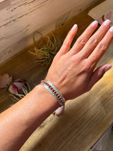 Load image into Gallery viewer, Red Coral Sterling Silver Cuff Bracelet – Stamped JPukestine

