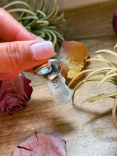 Load image into Gallery viewer, 3-Stone Sonoran Turquoise Sterling Silver Ring – Adjustable
