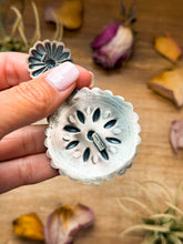 Load image into Gallery viewer, Sterling Silver Dangle Earrings – Native Made by Eugene Charles (Navajo Artist)
