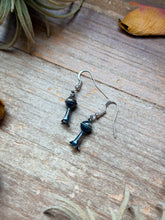 Load image into Gallery viewer, Sterling Silver Mini Blossom Dangle Earrings
